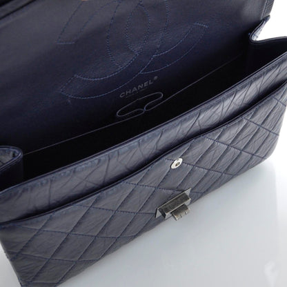 Chanel Aged Calfskin 2.55 Reissue 227 Flap Navy 8 of 9