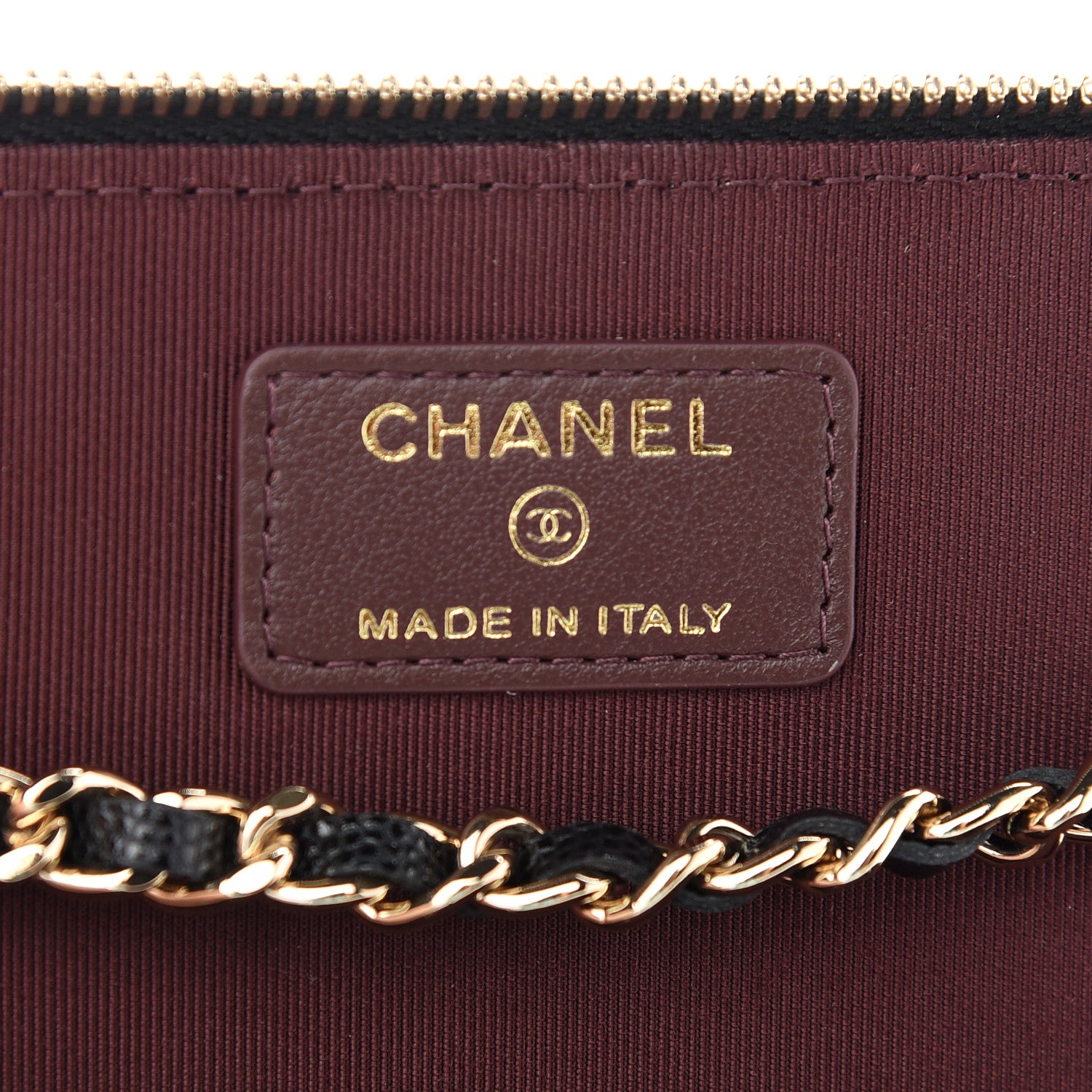 Chanel Caviar Quilted Small Vanity Case With Chain Black 6 of 9