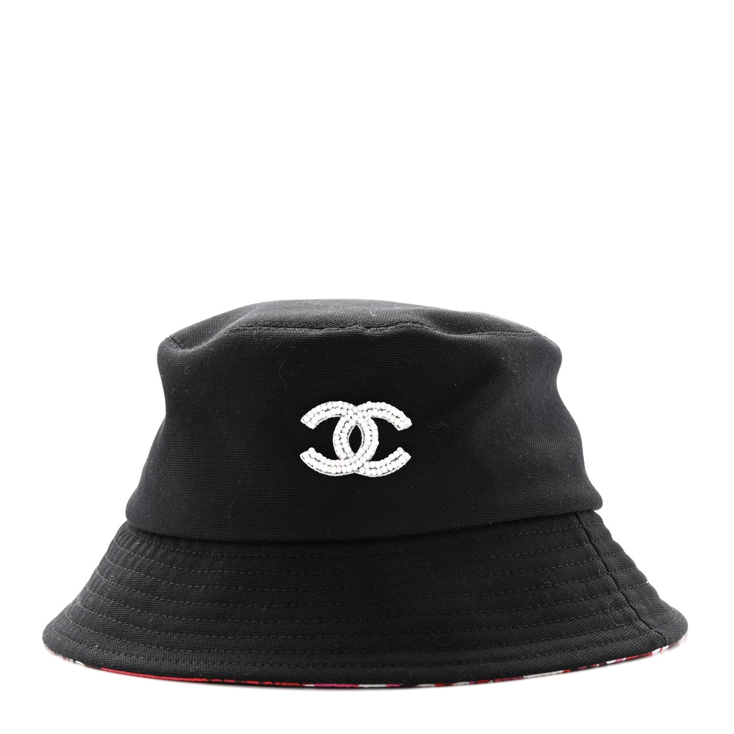 Cotton Pearl CC Bucket Hat S Black