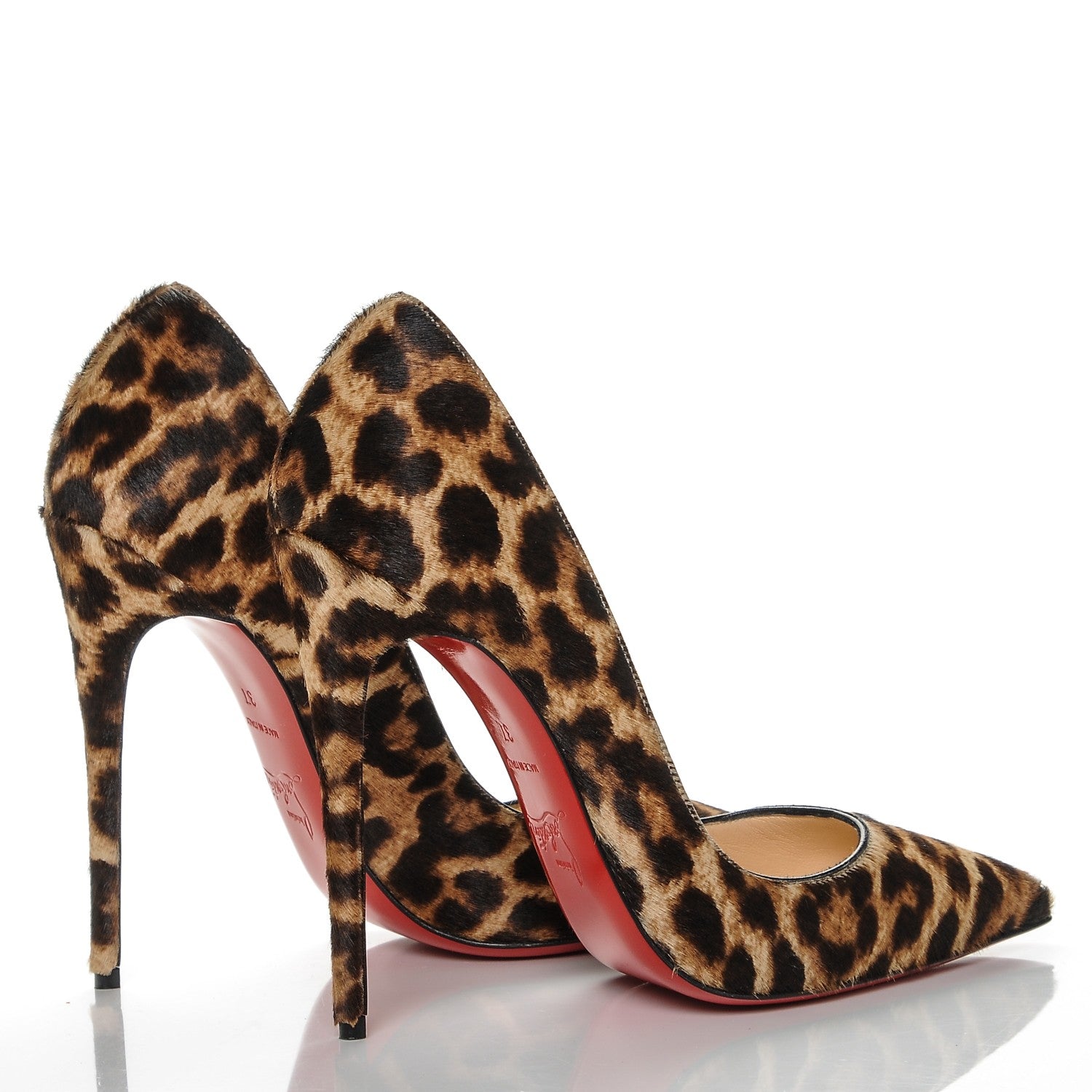 Christian Louboutin Pony Hair So Kate 120 Pumps 37 Leopard Black 3 of 11