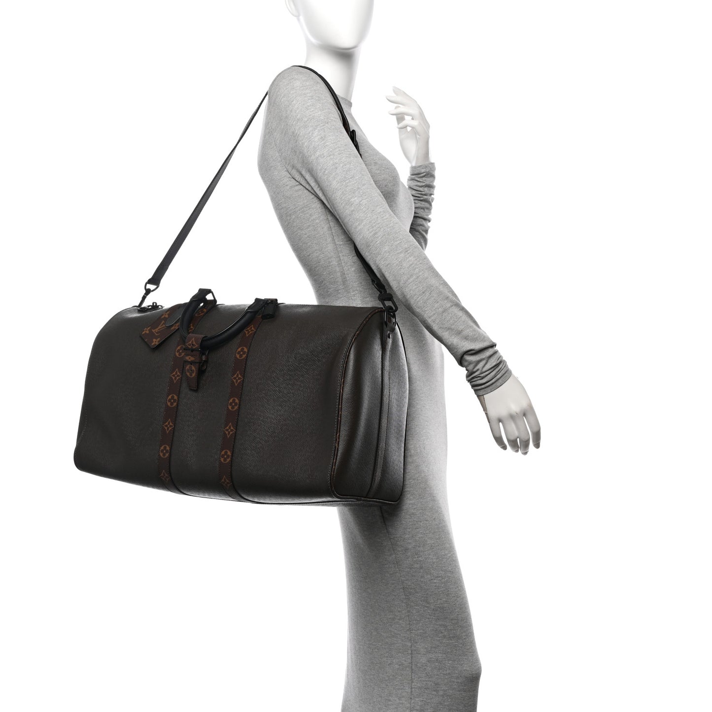 Taiga Monogram Keepall Bandouliere 50 Khaki