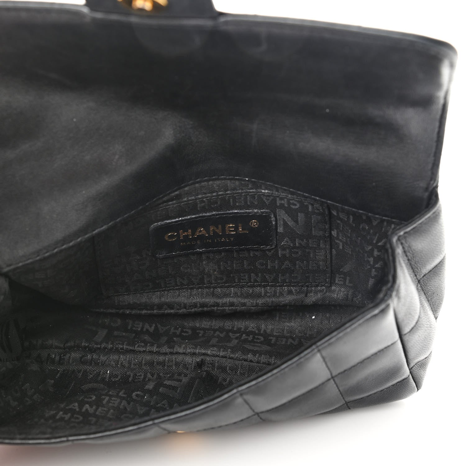 Chanel Lambskin Quilted Mini Chocolate Bar Camellia Flap Black 4 of 13