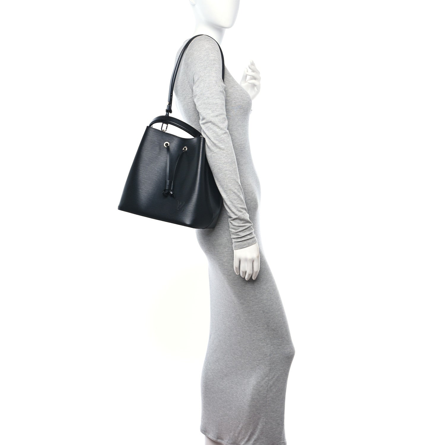 Louis Vuitton Epi NeoNoe MM Black 2 of 13