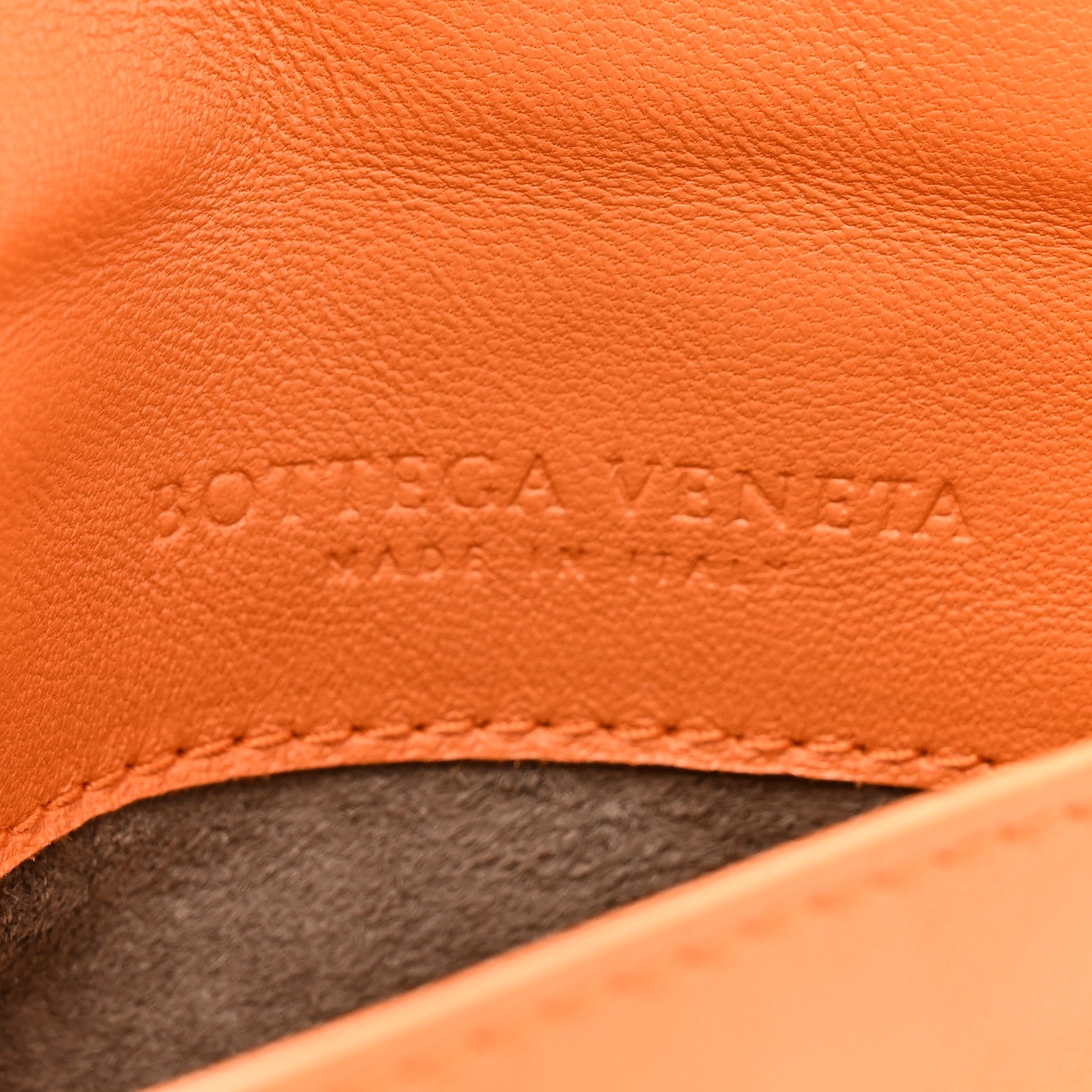 Bottega Veneta Nappa Intrecciato Small Chain Crossbody Tangerine 7 of 13