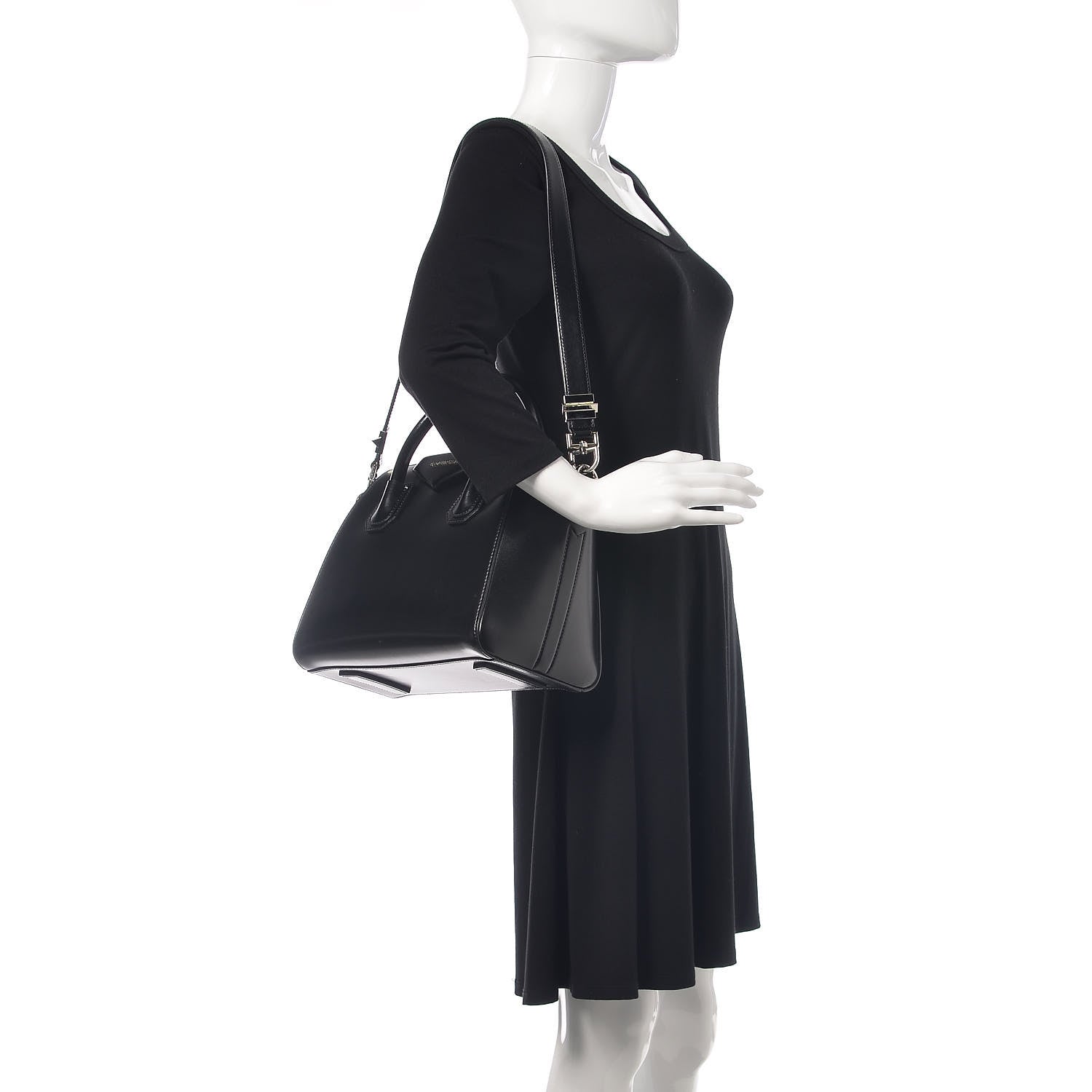 Givenchy Shiny Lord Calfskin Small Antigona Black 2 of 11