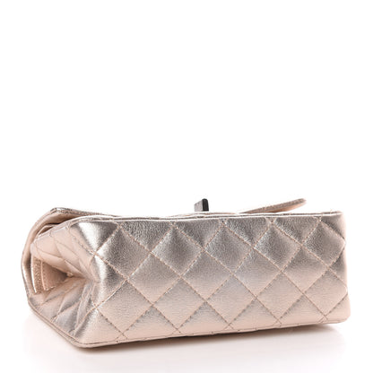 Chanel Metallic Calfskin Quilted 2.55 Reissue 224 Flap Light Pink 4 of 9