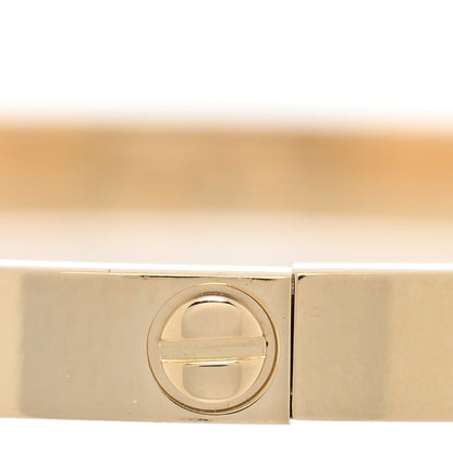 Cartier 18K Yellow Gold 6 Diamond Small LOVE Bracelet 17 6 of 7