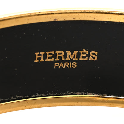 Hermes Enamel Printed Wide Confettis D'Ex Libris Bracelet 65 Multicolor 4 of 5