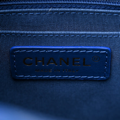 Chanel Calfskin Quilted Small Urban Spirit Backpack Blue 6 of 10