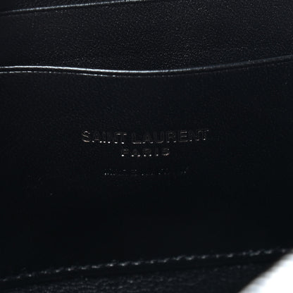 Saint Laurent Calfskin Crocodile Embossed Monogram Mini Lou Camera Bag Crema Soft 6 of 9