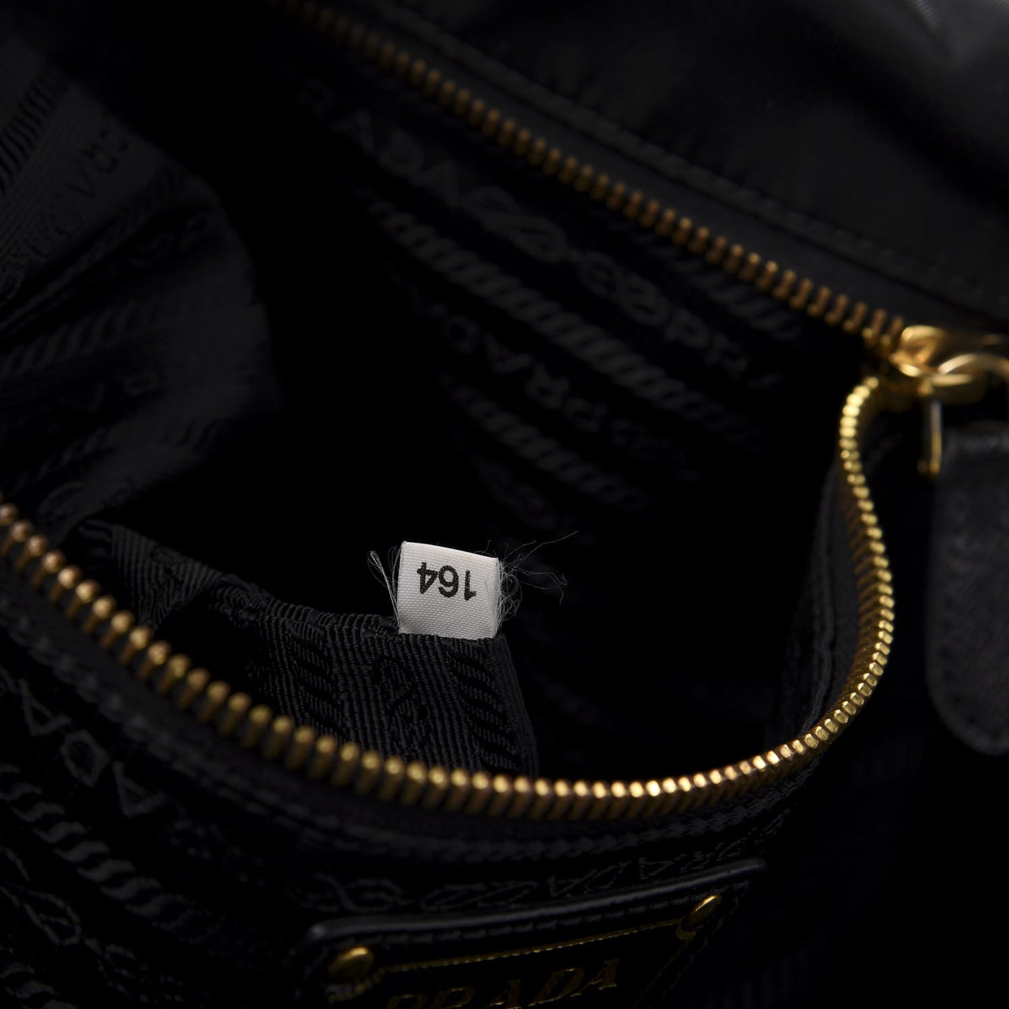 Nylon Saffiano Front Pocket Tote Black