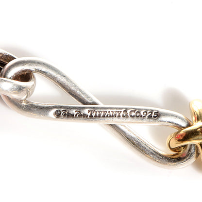 Tiffany 18K Yellow Gold Sterling Silver Picasso Twirl Link Bracelet 3 of 5