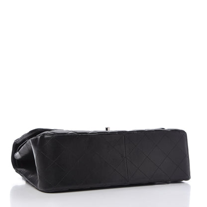 Chanel Lambskin Quilted Jumbo Double Flap Black 5 of 12