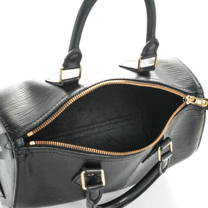 Louis Vuitton Epi Speedy 25 Black 5 of 6