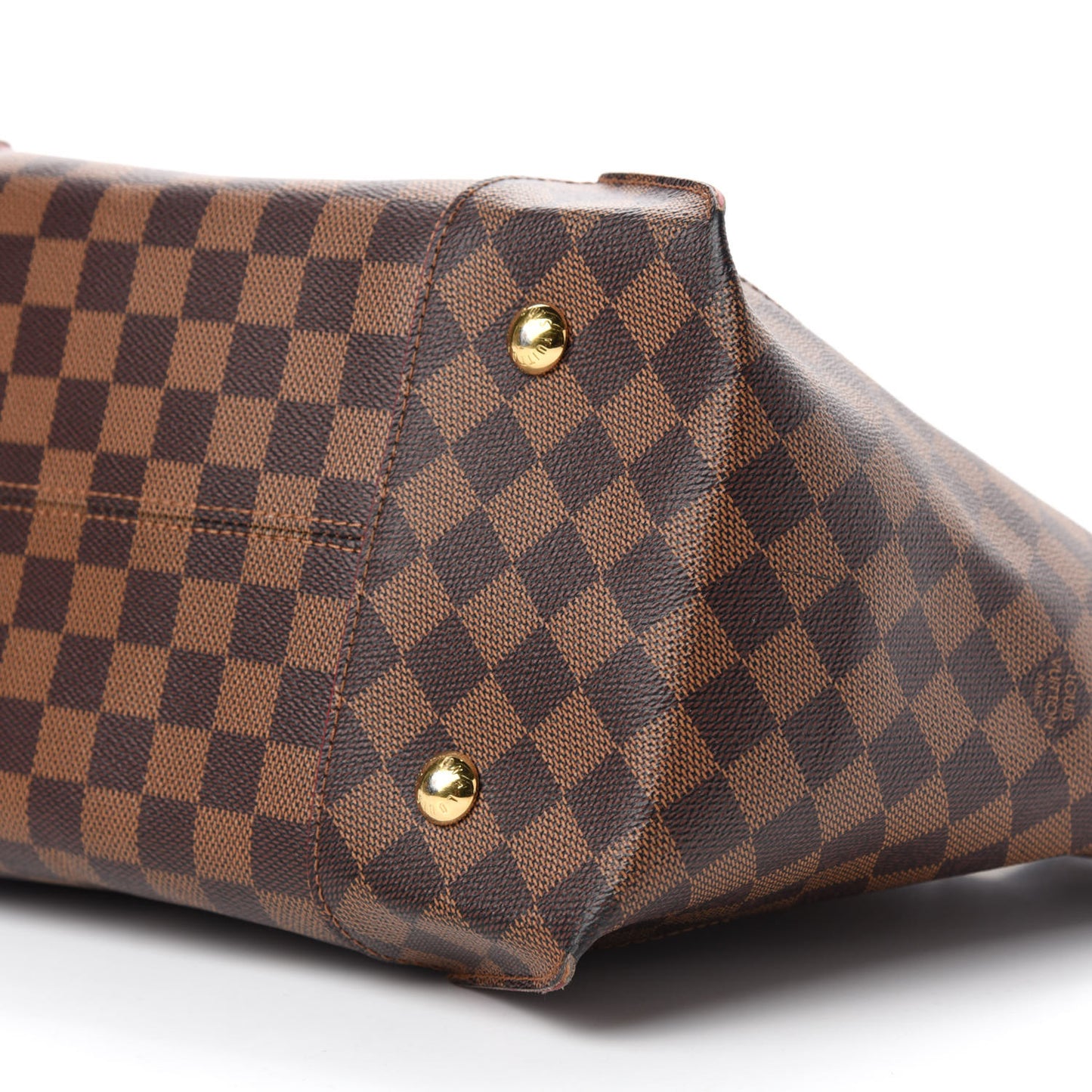 Damier Ebene Caissa Tote MM Cherry
