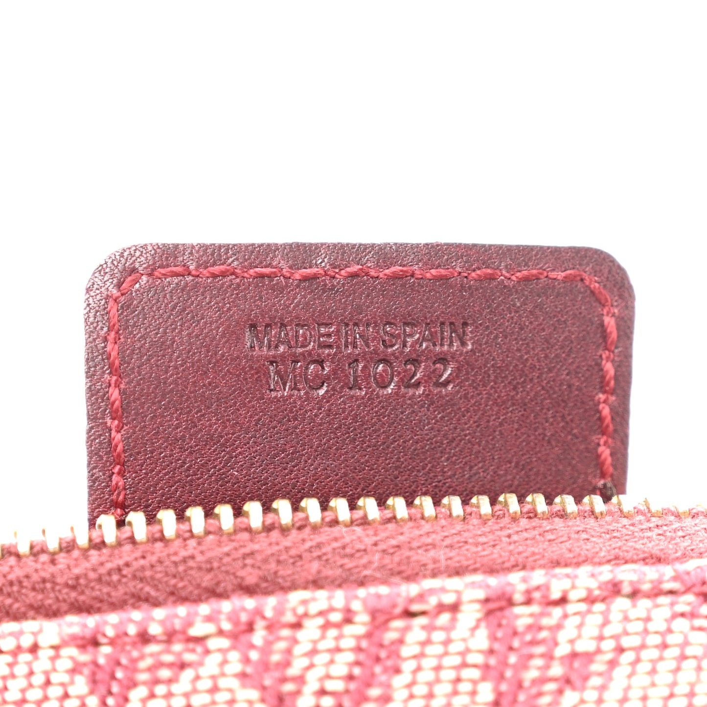 Monogram Mini Saddle Pochette Burgundy