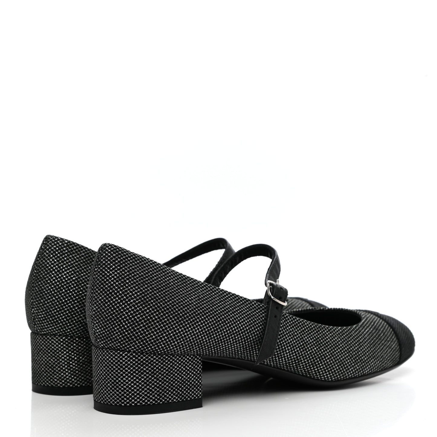Grosgrain Cap Toe CC Pumps 40 Black