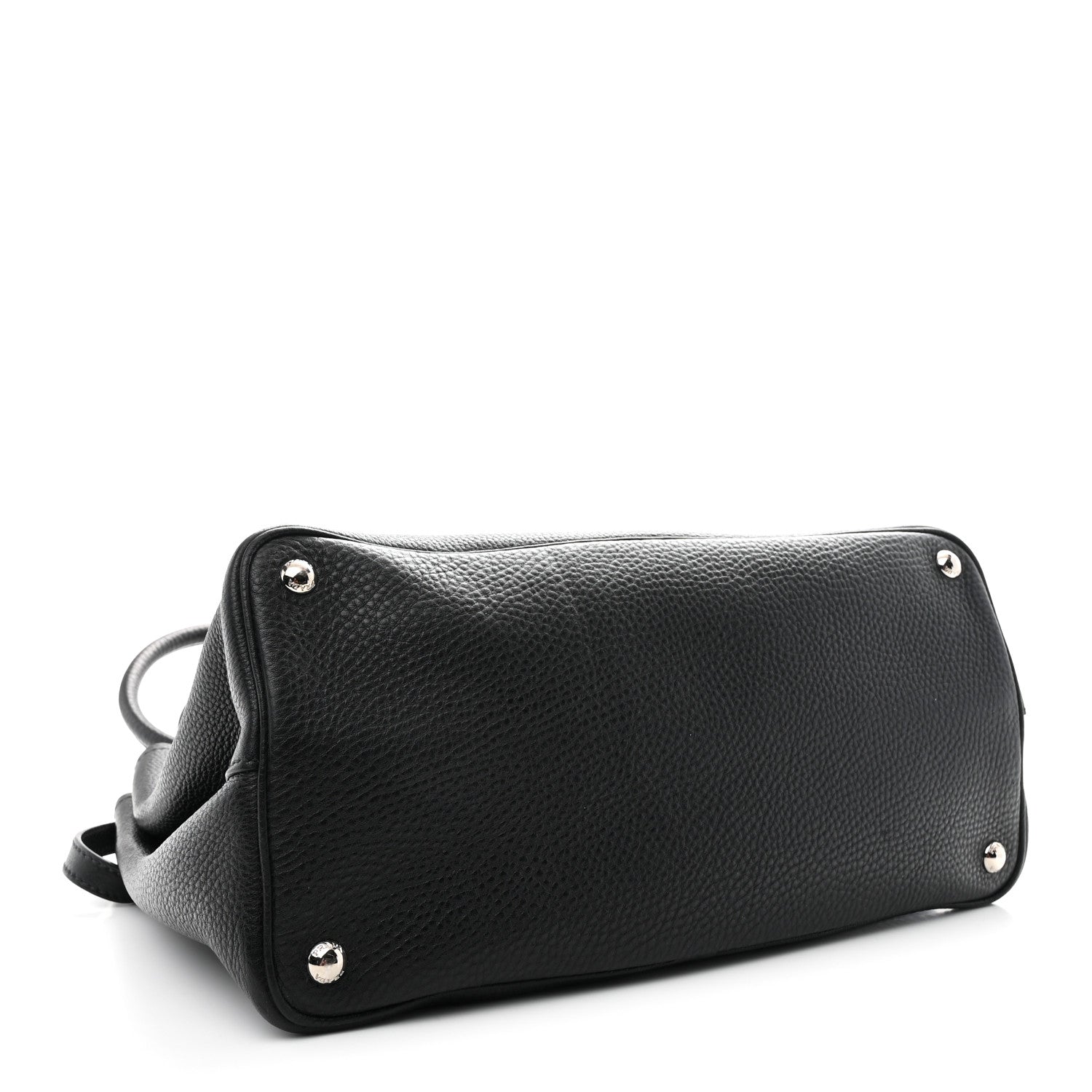 Prada Vitello Daino Medium Double Tote Black Cuoio Black Cuoio 4 of 11