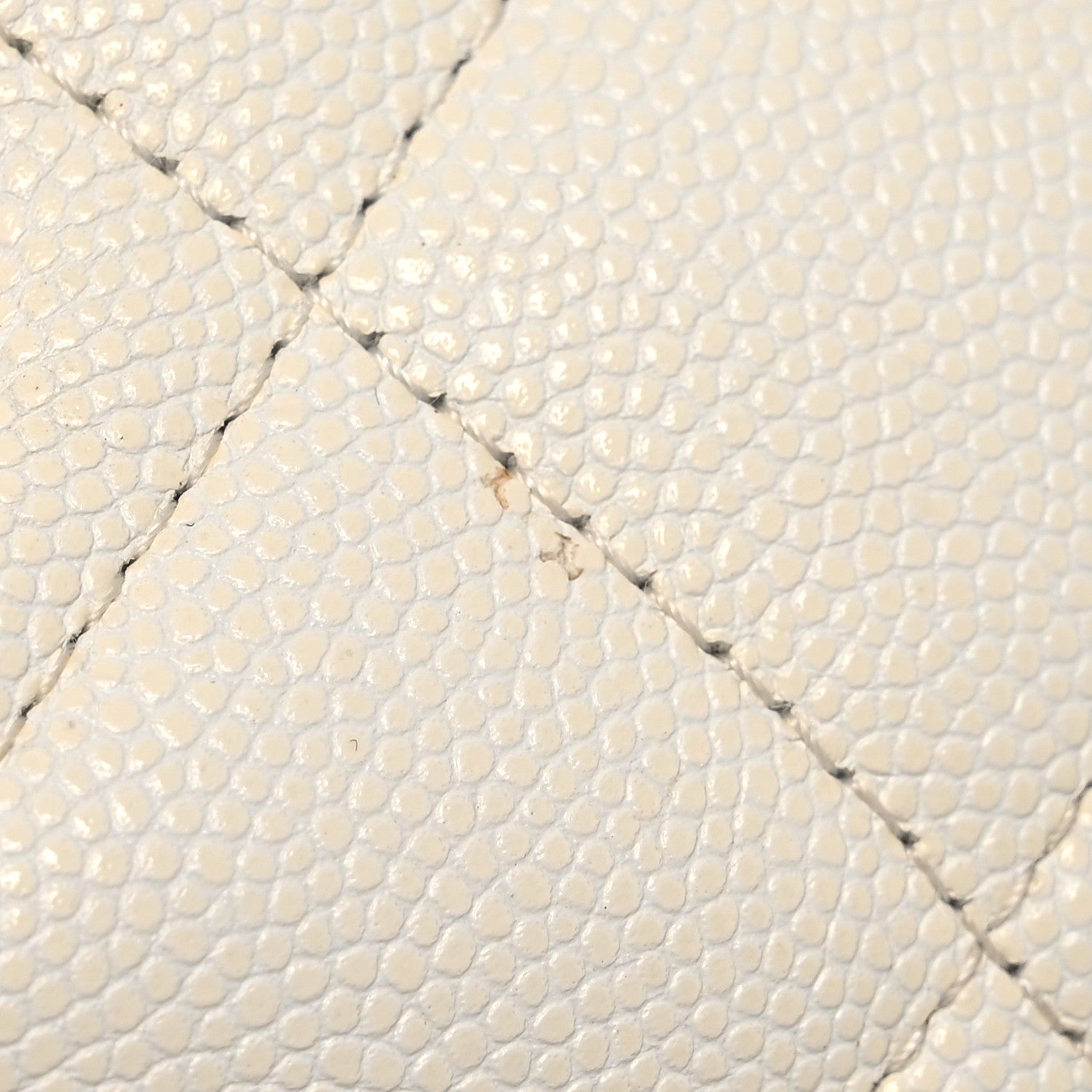 Chanel Caviar Quilted Jumbo Double Flap White 21 of 22