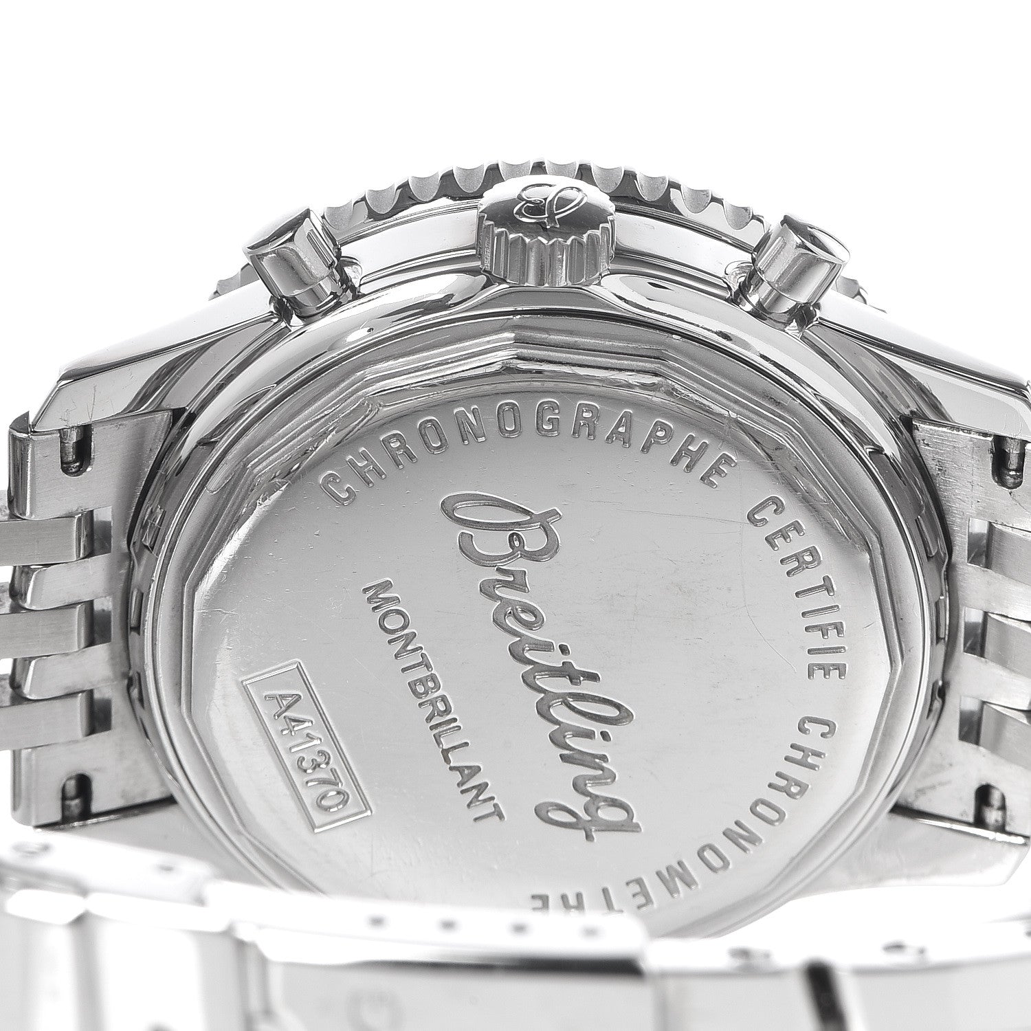 Breitling Stainless Steel 38mm Navitimer Montbrillant Chronograph Automatic Watch A41330 5 of 12