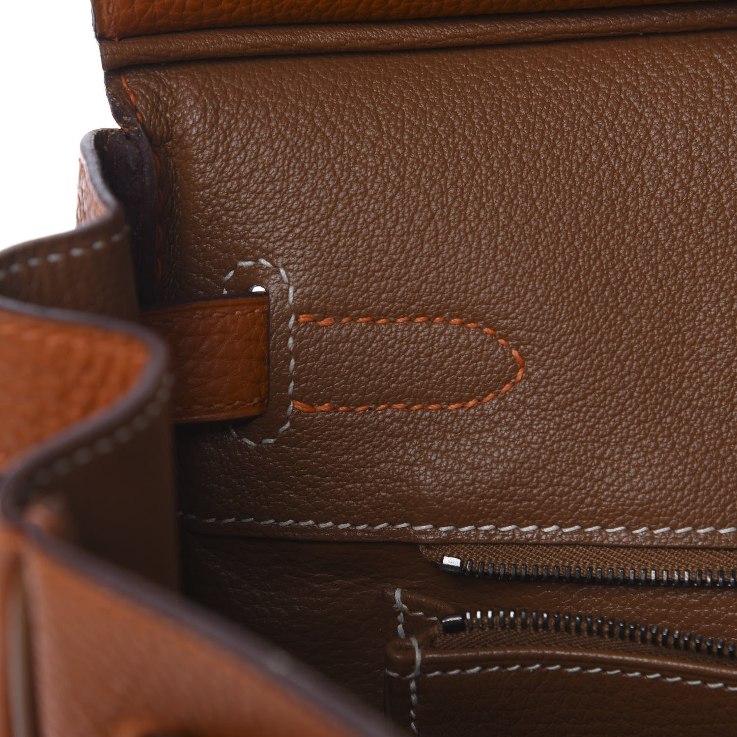 Hermes Togo Verso Birkin 30 Potiron Fauve 10 of 29