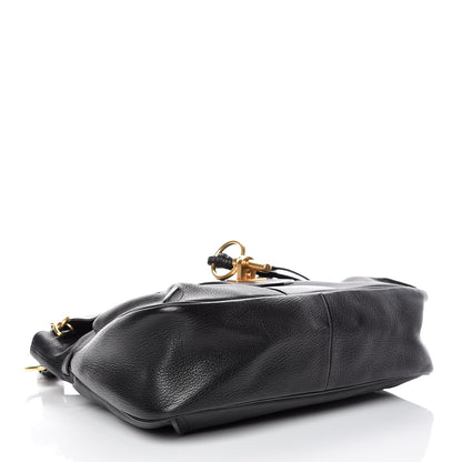 Chloe Grained Lambskin Calfskin Medium Lexa Shoulder Bag Black 5 of 19