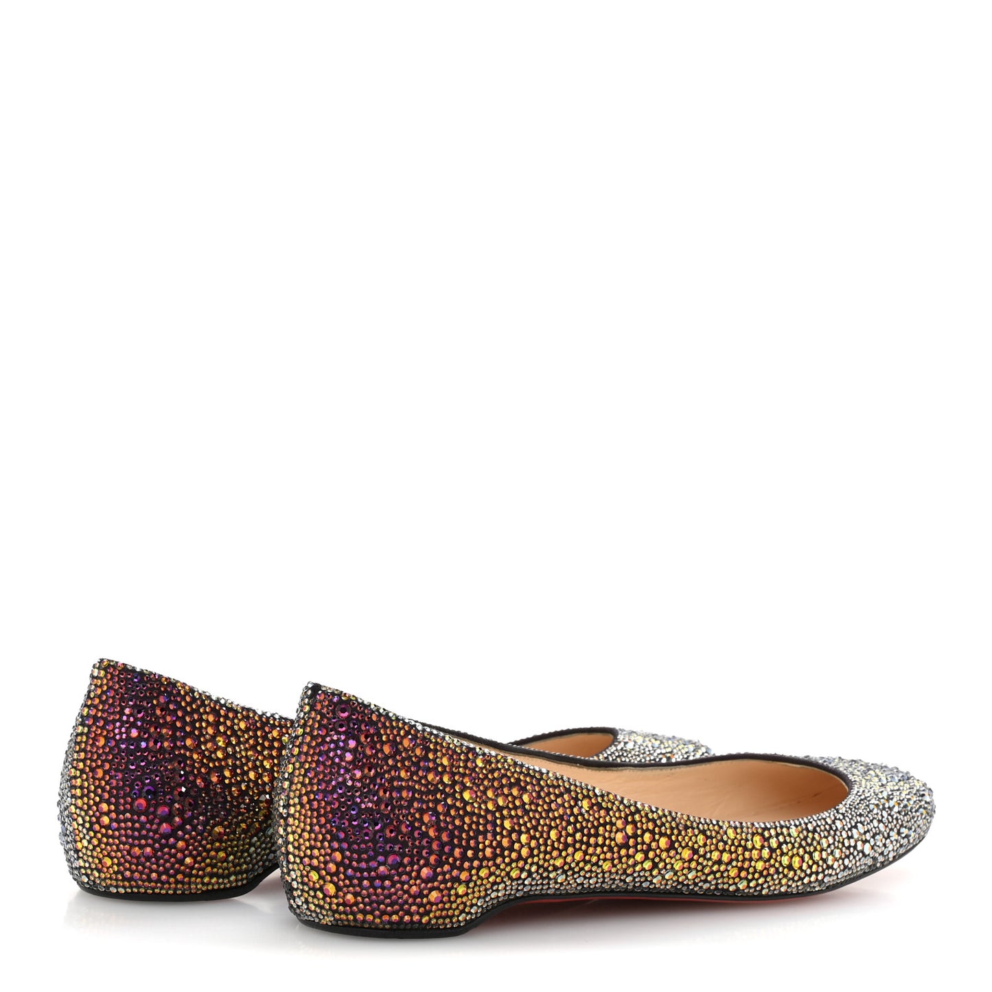Suede Burma Strass Gozul Flats 40 Multicolor