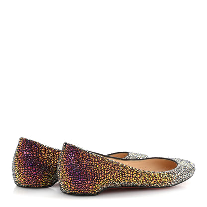 Christian Louboutin Suede Burma Strass Gozul Flats 40 Multicolor 5 of 9