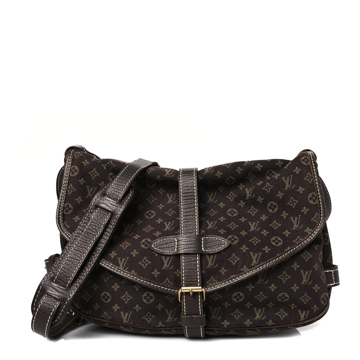 Louis Vuitton Monogram Mini Lin Saumur Ebene 1 of 10