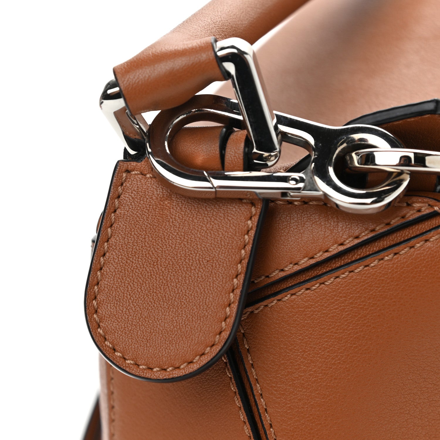 Loewe Calfskin Small Puzzle Bag Tan 14 of 15
