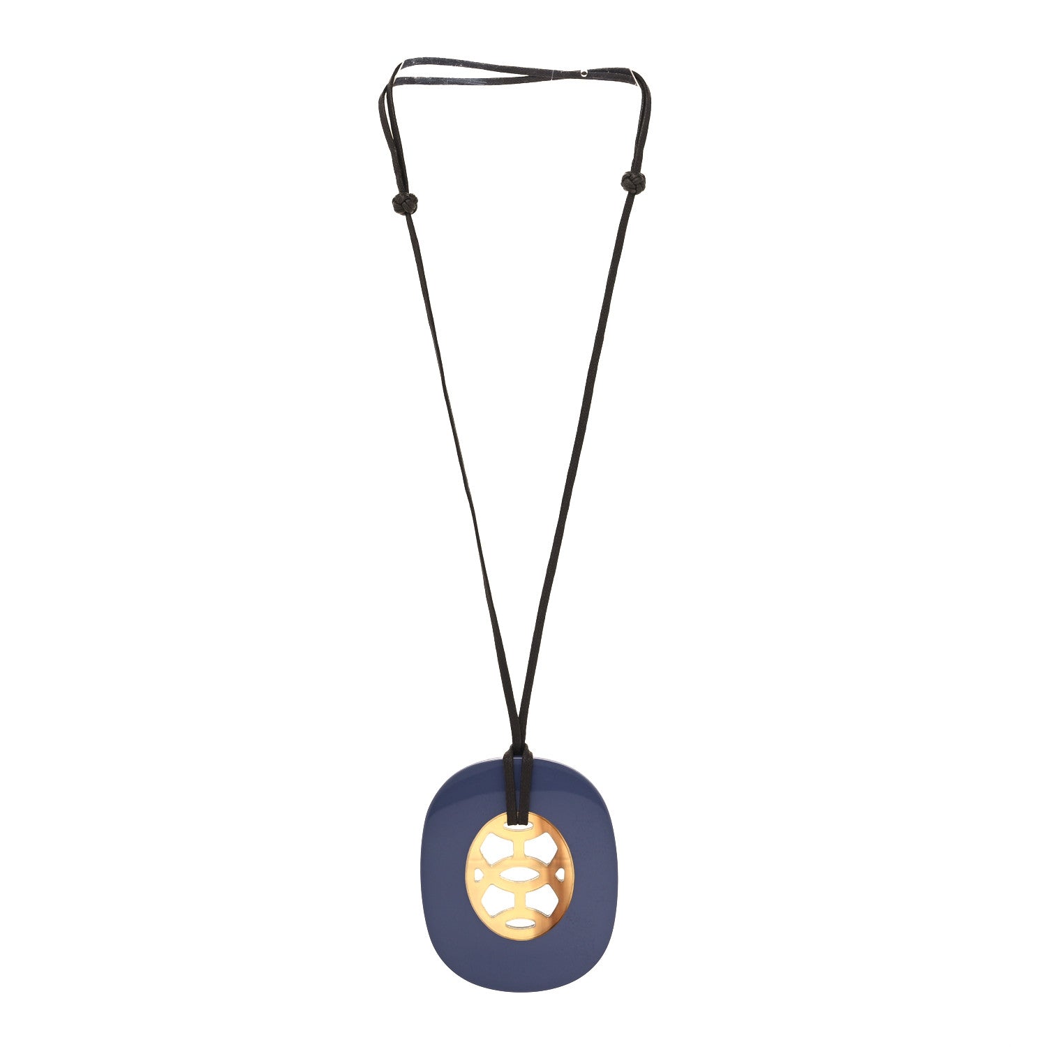 Hermes Buffalo Horn Lacquer Lift Necklace 3 of 5