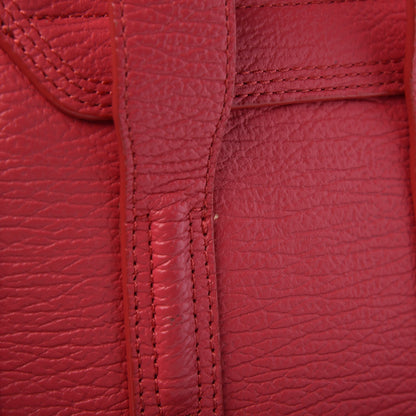 3.1 Phillip Lim 3.1 Textured Calfskin Mini Pashli Satchel Raspberry 8 of 8