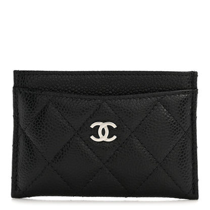 Chanel Caviar Quilted Card Holder Black 1 of 8