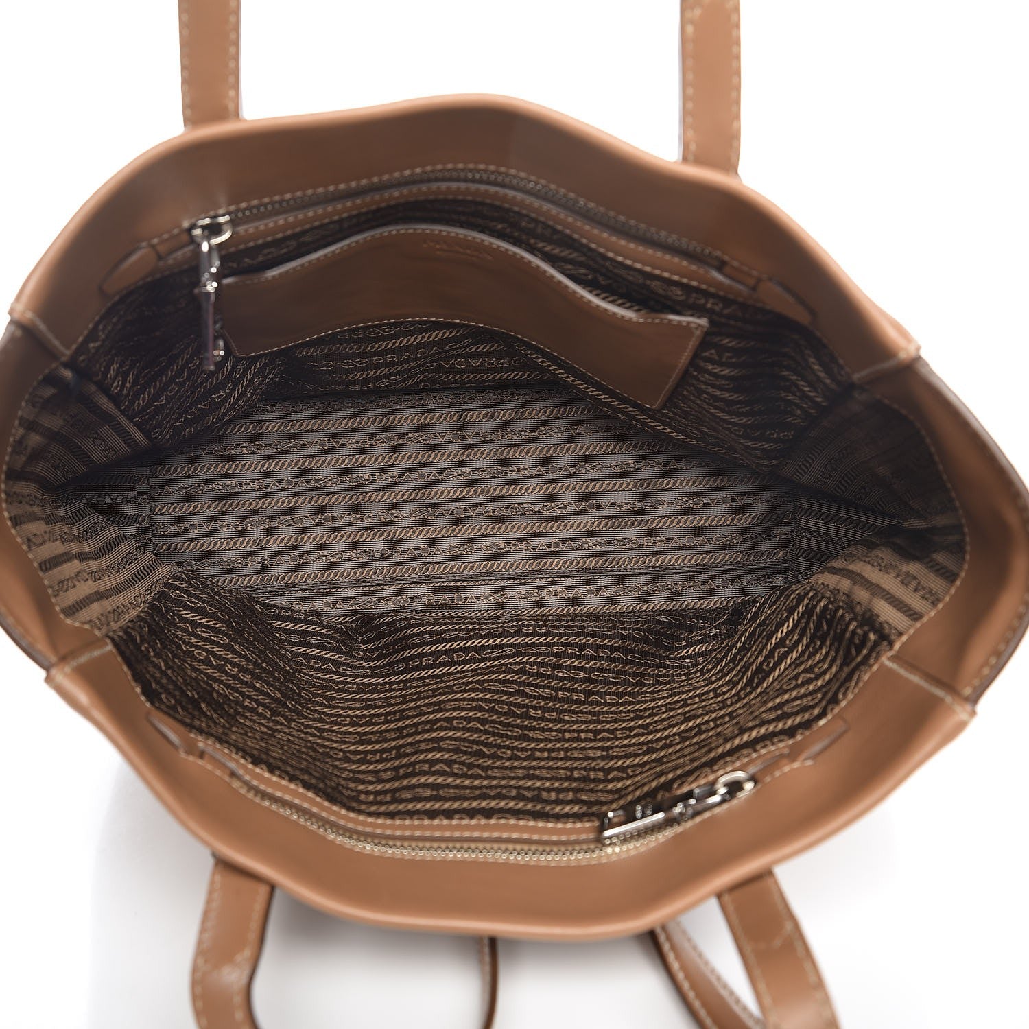 Prada City Calf Sport Tote Caramel 5 of 9