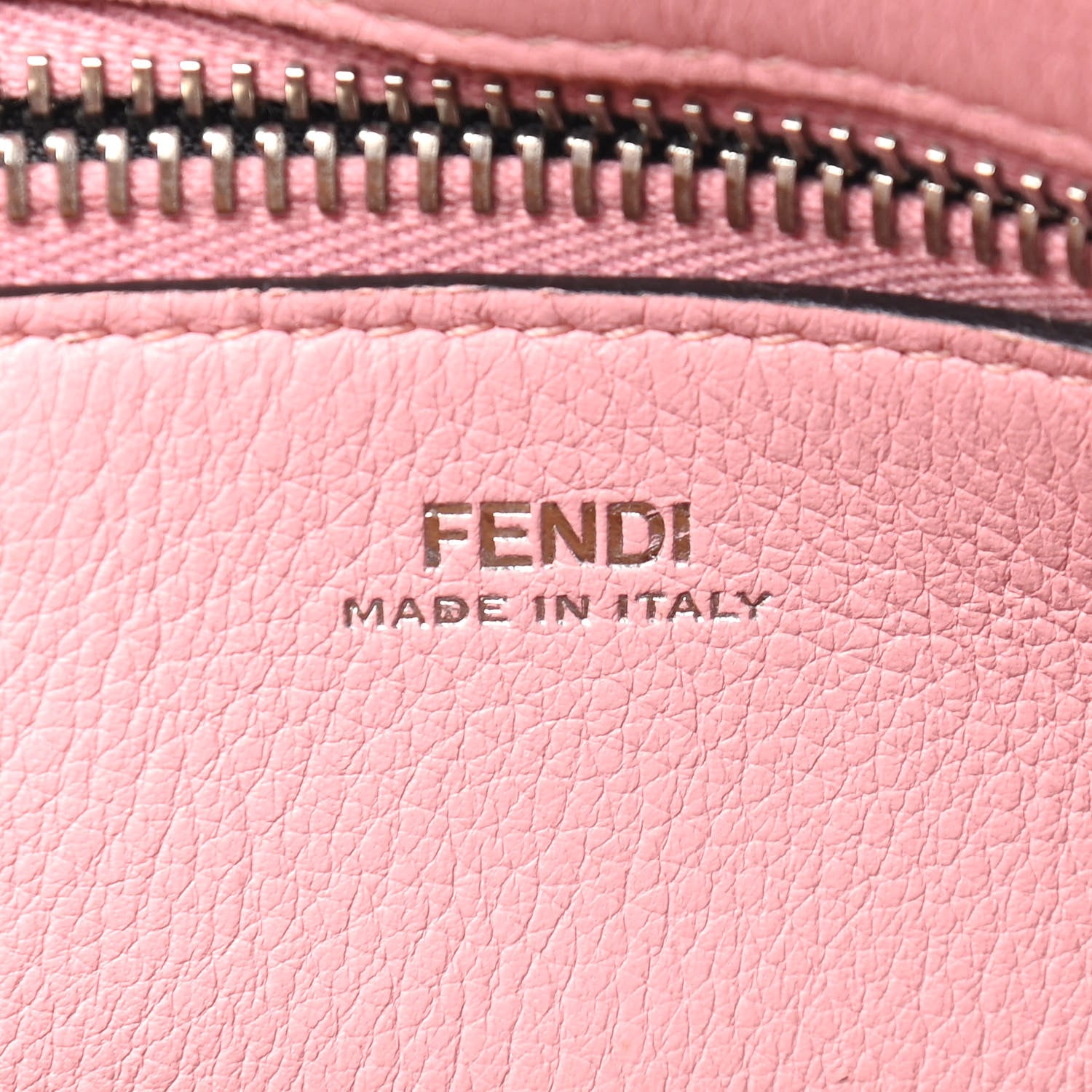 Fendi Vitello Baltico Dolce DotCom Satchel Corteccia Bubblegum 6 of 9