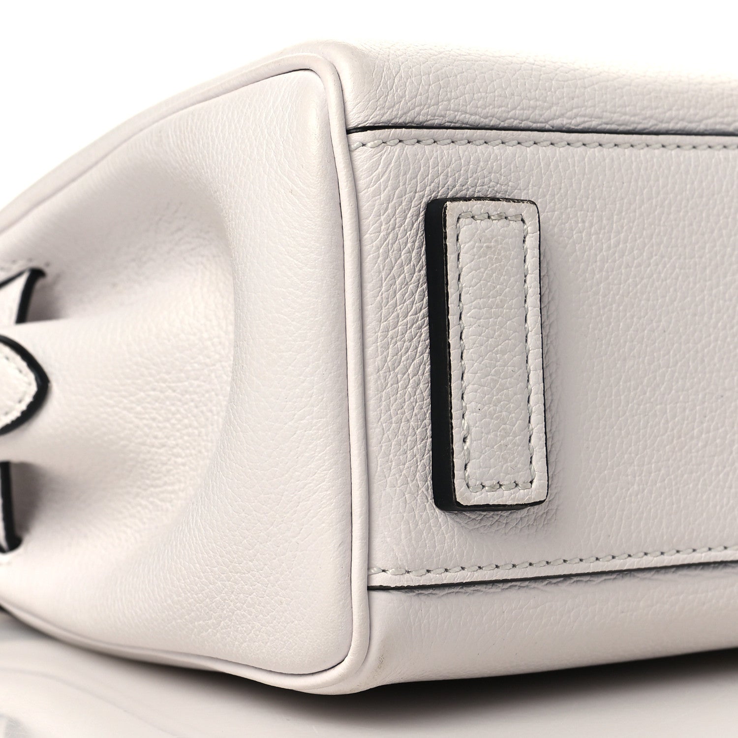 Versace Grained Calfskin Small La Medusa Top Handle Bag White 8 of 9