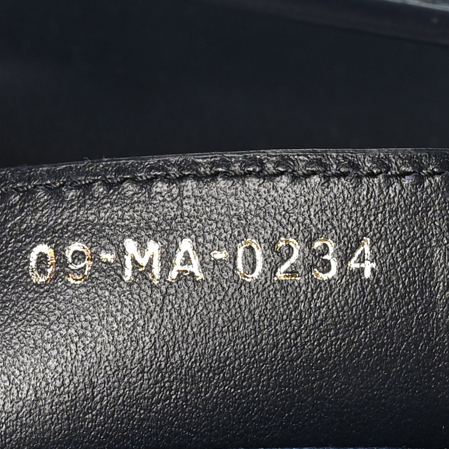 Denim Oblique Jacquard Saddle Bag With Strap Blue