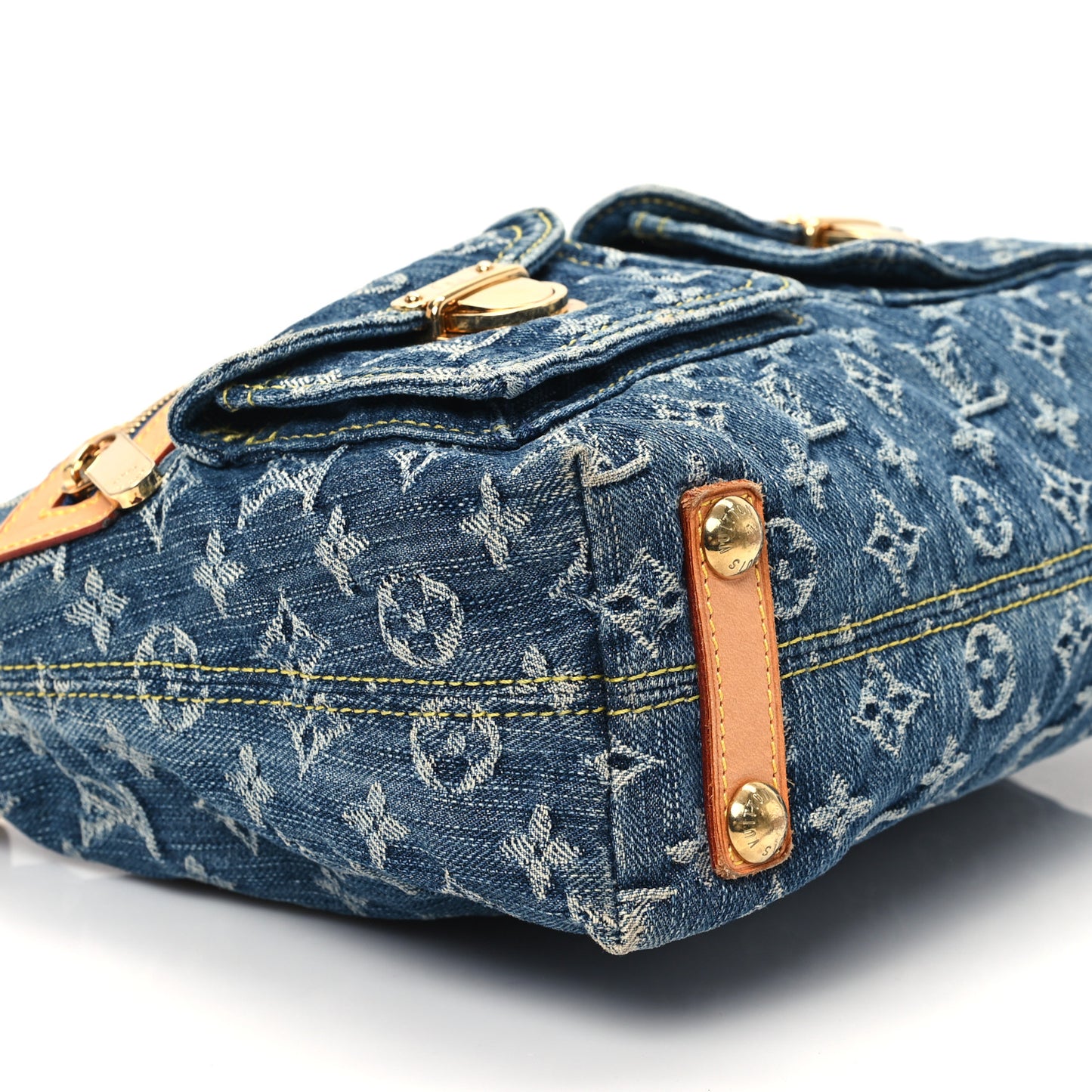 Monogram Denim Baggy PM Blue