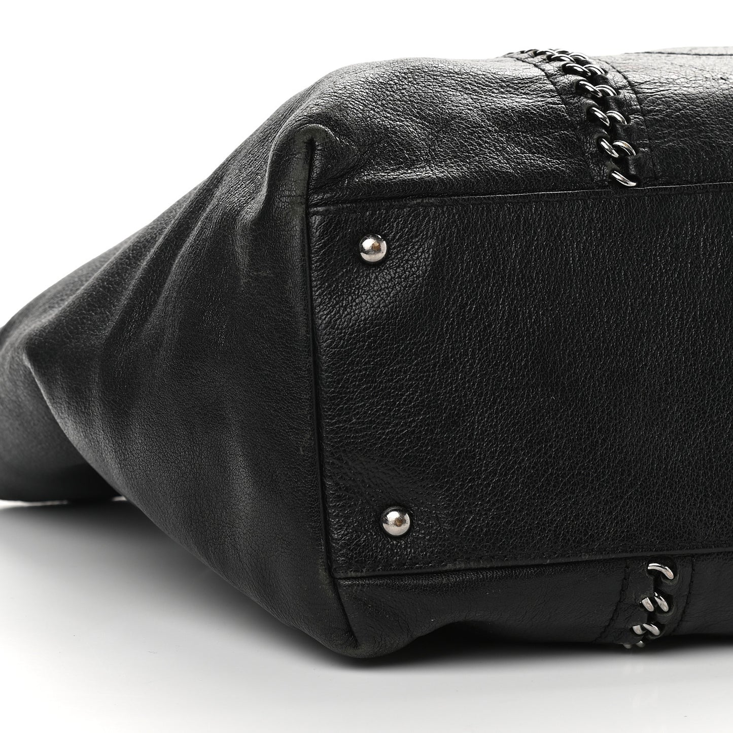 Deerskin Luxe Ligne Tote Black