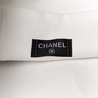 Chanel Terry Cotton CC Beach Tote Towel Set Black White 6 of 11