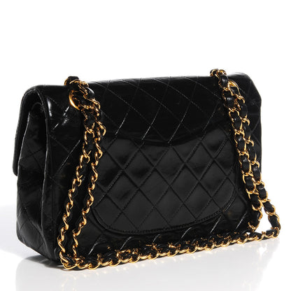 Chanel Lambskin Quilted Small Double Flap Black 3 of 8