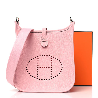 Hermes Taurillon Clemence Evelyne TPM Rose Sakura 11 of 11