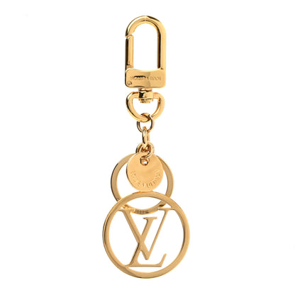 Louis Vuitton LV Circle Bag Charm Key Holder Gold 1 of 5