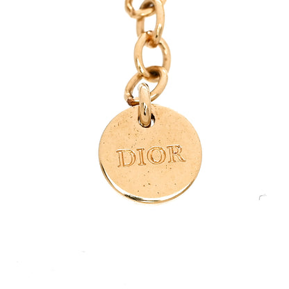 Christian Dior Metal Enamel CD Bracelet Gold Black 5 of 6