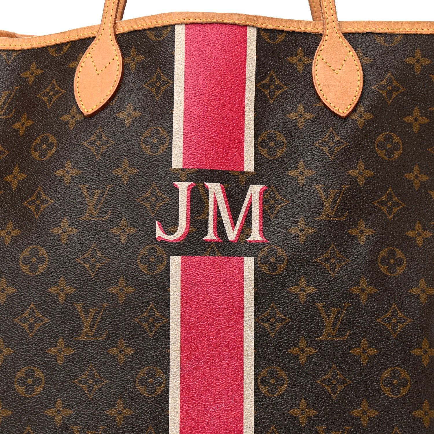Louis Vuitton Monogram My LV Heritage Neverfull GM Fuchsia White 23 of 23
