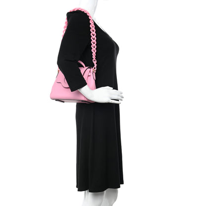 Versace Grained Calfskin Small La Medusa Top Handle Bag Pink 2 of 12