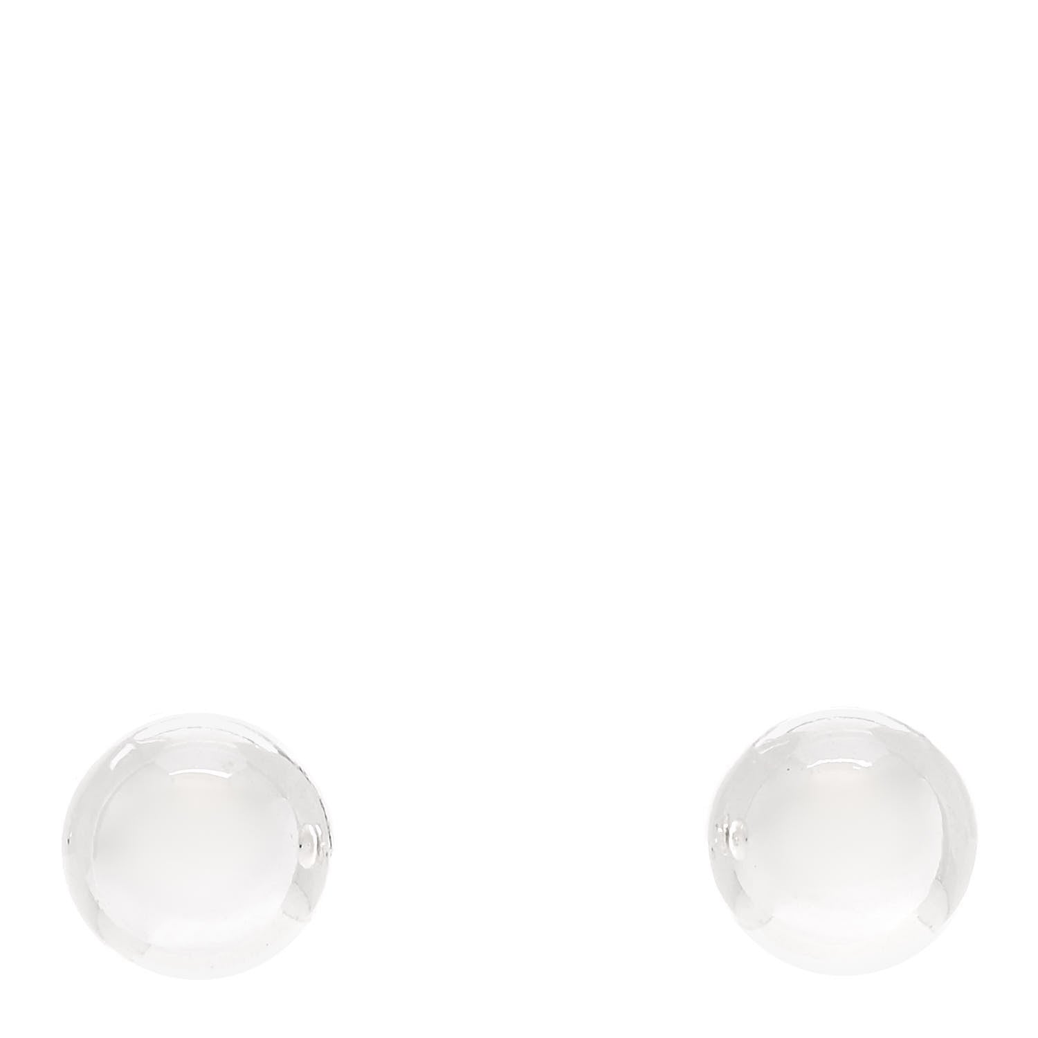 Tiffany Sterling Silver 8mm HardWear Ball Earrings 1 of 4