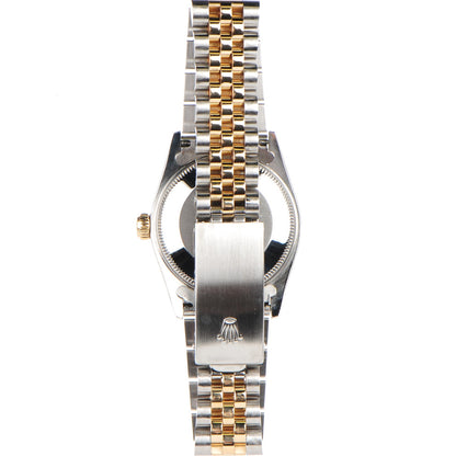 Rolex Stainless Steel 18K Yellow Gold 31mm Oyster Perpetual Datejust Watch White Jubilee 68273 3 of 6