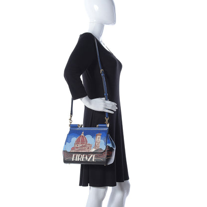 Dolce & Gabbana Dauphine Firenze Printed Medium Miss Sicily Satchel Multicolor 3 of 26