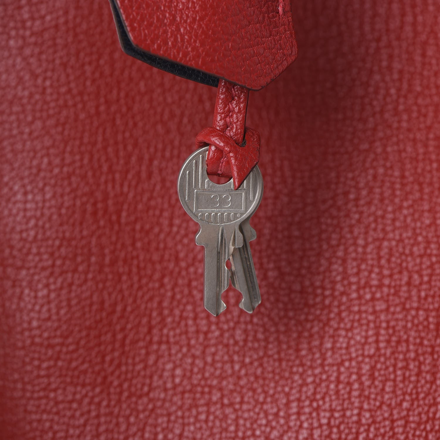 Hermes Chevre Mysore Horseshoe Kelly Retourne 28 Rouge Garance Bleu Obscur 32 of 38